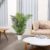 Kazeila Artificial Plants Large 120 cm Artificial Palm Tree Plants Fake Plants Plastic Artificial Palm Plant Decoration for Home Living Room Bedroom (1 Pack)