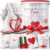 Jadiela 3D Handprint Set for Couples, High-Quality Casting Kit Includes Alginate Moulding Compound, Anniversary Gift for Him and Her, Partner Gifts, Couple Gifts, Made in Germany