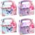 Wlicon Pack of 24 Butterfly Party Boxes Butterfly Candy Paper Boxes Gift Boxes with Handle for Cake Biscuits Birthday Party Baby Shower Wedding Decorations