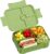 LEIKEEGO Children’s Lunch Box with Compartments Leak-Proof Lunch Box Children for Girls & Boys Lunch Box Children for Nursery & School (Green)