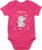 Geschenk mit Namen personalisiert by Shirtracer – Baby Bodysuit Boy Girl Elephant Birth Date Gift for Birth