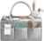 PUTSKA Nursery Storage Basket – Nappy Basket Organiser for Changing Station, Newborn Essentials, Baby Gifts for Birth and Must Haves for Boys or Girls