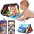 URMYWO Baby Toy from 3 Months, Baby Mirror with Crinkle Book, Black and White Belly Position Toy Baby 0 3 6 9 Months Contrast Book Gift for Newborn Christmas Boys Girls