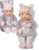 BABY Born for Babies Sweetie Mauve 30 cm Rag Doll with Rattle