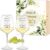 Maverton Set of 2 Wine Glasses with Engraving in Wooden Box, 490 ml Wine