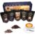 C&T Elegant and high-quality coffee gift set, 5 exclusive coffee flavours, each 80 g, whole bean, gift idea for men and women with Hawaii Kona + Jamaica Blue Mountain + Ethiopian wild coffee