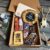 Gift Box – South Tyrolean Specialities Package in Gift Box – Bacon, Salamis, Fireplace Roots Handcrafted & Traditionally Refined – with Chopping Board and Shaker Bread