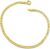 Women’s Curb Bracelet 925 Sterling Silver Gold-Plated 3 mm Wide Choice of Length 16 16.5 17 17.5 18 18.5 19 19.5 20 21 22 cm Curb Chain Gold Bracelet