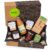 España Vegana Gift with Vegan Delights from the Mediterranean Region, With Gazpacho, Fried Vegetables, Olives, Dried Tomatoes, Chickpeas, Bruschetta Sauce and Crackers jamon.de