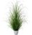 Large Artificial Grass Bush 90 cm in White Plastic Pot I Lifelike Decorative Grass in Pot White I Decorative Grass for Indoor I High-Quality Decorative Plant I Privacy Screen Decorative Artificial Plant
