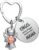 FABACH Best Mum Keyring Guardian Angel Lucky Charm with Heart and Engraving – Best Mum Gifts Keyring – Best Mum Gift Angel Lucky Charm Mother’s Day