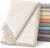 ECOMMERC3 Multipurpose Bedspread Size 130 x 180 cm Sofa Bed Multipurpose Bedspread Ecru Decorative Sofa Bed Sofa Throw Lightweight Elegant Ecru