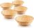 com-four® 5 x Raffia Basket in Natural Colour for Decoration, Easter