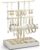 VLANDO Jewellery Stand 4 Tier PU Leather Jewellery Storage Room Decoration