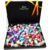 Hallingers Genuss Manufaktur Delicatessen Easter Gift Set – XXL Gift Basket „Easter Box Orange“ Large Easter Nest with 90 Chocolate Easter Eggs with & without Alcohol, Easter Baskets for Women Men
