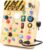 Joyreal Busy Board Baby Montessori Toy from 1 Year, Motor Skills Toy Activity Board with 19 LEDs, Sensory Toy Wooden Toy Educational Toy, Gift Boys and Girls from 1 2 3 Years