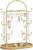 niffgaff Jewellery Stand Jewellery Organiser Jewellery Organiser Earring Storage Jewellery Tree Wooden Tray Gold 32 cm Large