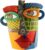 Colourful Abstract Planters, Flower Pot with Abstract Resin Head – Suitable for Indoor and Outdoor Plants, Balconies, Succulents, Green Plants