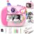 Wootoyz Instant Camera Unicorn Gift for Girls Children’s Camera Girls 4 5 6 7 8 Years Toy from 3-12 Years Unicorn Toy from 5 6 7 8 Years Instant Camera Children Pink