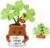 WenmthG Small Lucky Charm Knitted Four Leaf Clover Encouragement Gifts, Thank You Gifts, Positive Potato, German Replacement