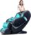 HealthRelife 3D Massage Chair with 24 Air Cushions 135 cm SL Rail Black