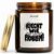 Smells like no more your problem! Scented candle with saying as a gift for farewell, colleague and colleague, funny vanilla scented candles in glass