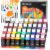 Shuttle Art 36 Colourful Acrylic Paint Set (60 ml Each) with 12 Brush Set