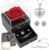 Eternal Rose Jewellery Set, Heart Silver Chain Earrings Bracelets Gift Box with Greeting Card & Gift Bag, Surprise & Much Love, Mother’s Day, Valentine’s Day, Birthday, Unforgettable Gift for Women