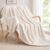 Vielit Cuddly Blanket Fluffy Decorative Sofa Blanket 150 x 200 XL Beige