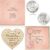 Gift Girlfriend – Gift Box with Heart Keyring Rose Quartz, Wooden Card & Lucky Charm – Personal Thank You Gift for Best Friend, Maid of Honour, Colleague, Birthday & Valentine’s Day