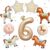 Horse Birthday Decoration Balloon 6 Years, Horse Birthday Decoration Foil