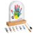 Handprint Set Family for 5, Handprint and Footprint Reminder Set DIY with Non-Toxic Paints, Gift for Birth for Family, Ideal for Christenings, Birthdays & Holidays