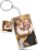 Meinearmbänder® Personalised Photo & Engraved Keyring – Square Acrylic Pendant – Perfect for Family Photos, Birthday & Anniversary – Gift for Couples, Friends & Family