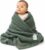 Alina Baby Soft Knitted Blanket, 80 x 100 cm, Green, Soft and Breathable, Oeko-Tex Certified, Lightweight and Cuddly, Perfect for Newborns, Toddlers, Cot, Pram