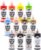 LM Window Colour Set (12 x 80 ml Enjoy Colourful Wildlife Including Contour Paint) – Removable Window Paint/Sticker Paint on Water-Based for Smooth Surfaces such as Glass, Mirrors and Tiles