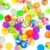 HAKACC Bouncy Balls for Children, Pack of 50, 25 mm Colourful Rubber Balls Set for Carnival Party Bags, Bouncy Ball Filling for Birthday, Easter Party