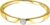 OROVI Women’s Engagement Ring, 9 Carat 375 White Gold / Yellow Gold – Diamond Ring, Gold Ring with Natural Diamond in Tension Setting Hypoallergenic Gold Ring, Jewellery Women, Gold Jewellery