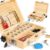 Lehoo Castle Montessori Children’s Tool Box Screws Busy Board Wood