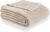 Todocama PRCMAMSBEAR120X180 Extra Soft Cotton Blanket, Multi-Purpose Bedspread, Sofa Throw, Beige Sand, 120 x 180 cm