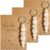 Thank You Gifts Keyring with Card, Small Thank You Gift, Key Chain, Thank You for Everything, Wooden Beads Keyring, Christmas Teacher Colleague Farewell Gift