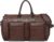 Modoker Convertible Garment Bag Leather Carry On Luggage for Travel Waterproof Garment Bag Gifts for Men Women Business – 2 in 1 Hanging Suitcase Suit Travel Bags Brown