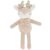 Bieco Cuddly Toy Deer Ella with Rattle | Baby Cuddly Toy from 0 Months Soft Toy Baby Plush Toy Deer Reindeer Cuddly Toy Girls Cuddly Toy Music Box Girls