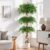 Artificial Plant Ficus Tree 180 cm with White Pot, Artificial Plants Large Like Real with Curved Tree Trunk and 1860 Leaves, Artificial Tree for Indoor Decoration, Living Room, Bedroom