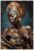 Afrikanische Frau Mit GoldschmuckUnframe-style 24″ L X 36″ W