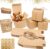 Gift Box Kraft Paper Gift Box Small 50 Gift Boxes Set Boxes with Lid & Jute Empty Packaging Boxes for Wedding Pastry Party Sweets Gifts Guest Gift Box