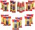DIVELLA Family Box Kit 12 Packs of Pasta of 500 g (Fusilli, Rigatoni, Penne Ziti, Vermicelli, Mista, Paternosti Rigati) + 3 Bottles of Tomato Souce of 640 g …