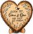 AHEJIOO Wooden Heart as Grandma and Grandpa Gift & Grandma Gift for Grandparents