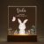 Children’s Night Light Personalised Linos Rabbit Flower Meadow – LED Night Light Baby – Nursing Light – Lamp for Nursery – Personalised Birth Gift