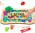 Montessori Toy from 3 Years, 2 in 1 Wooden Magnetic Fishing Game