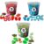 Candy Mix Bucket Blue Red Green 1500 g (3 x 500 g) Bundle – Fruit Gums from Around the World | Party Mix Gummy Bears & Sweets | Candy Box | Candy Box Gift Idea for Children & Adults